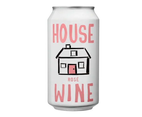 House Wine Canned Rose Bubbles
