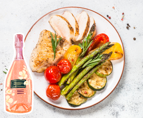 Rosé Wine Pairing With Grilled Chicken